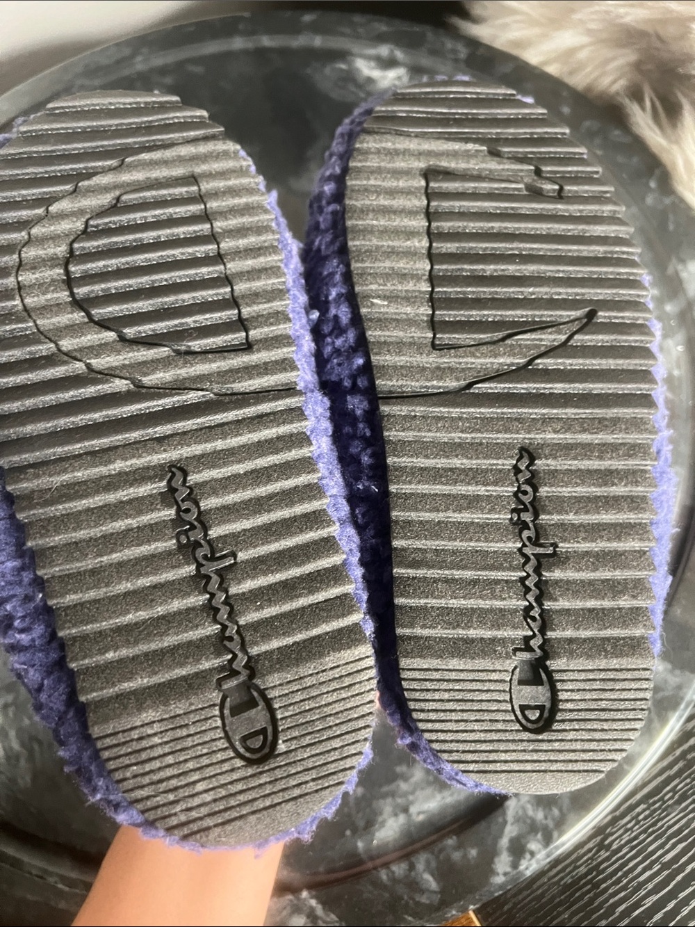 Champion Adult University Slippers - BLUE - Picture 4 of 8